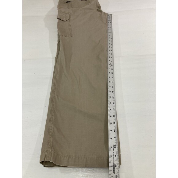 Eddie Bauer Men’s 40x36 Tan Khaki Ripstop Cargo Pants Utility Hiking Outdoor - Picture 12 of 13